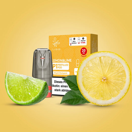 Elfbar MATE500 P1 Prefilled Pod - Lemon & Lime (10 Stück)