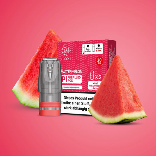 Elfbar MATE500 P1 Prefilled Pod - Watermelon (10 Stück)