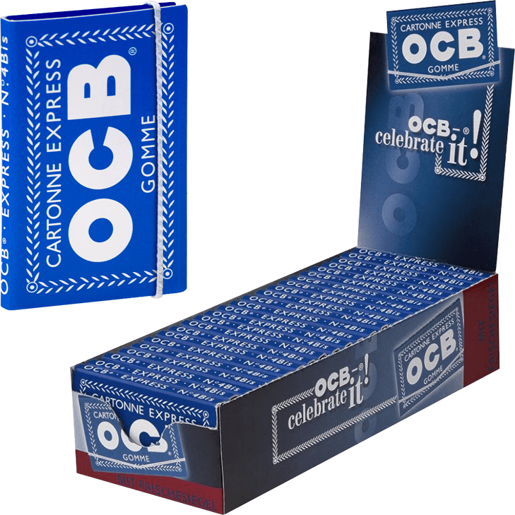 OCB kurz blau doppelt mit Gummizug 25x100